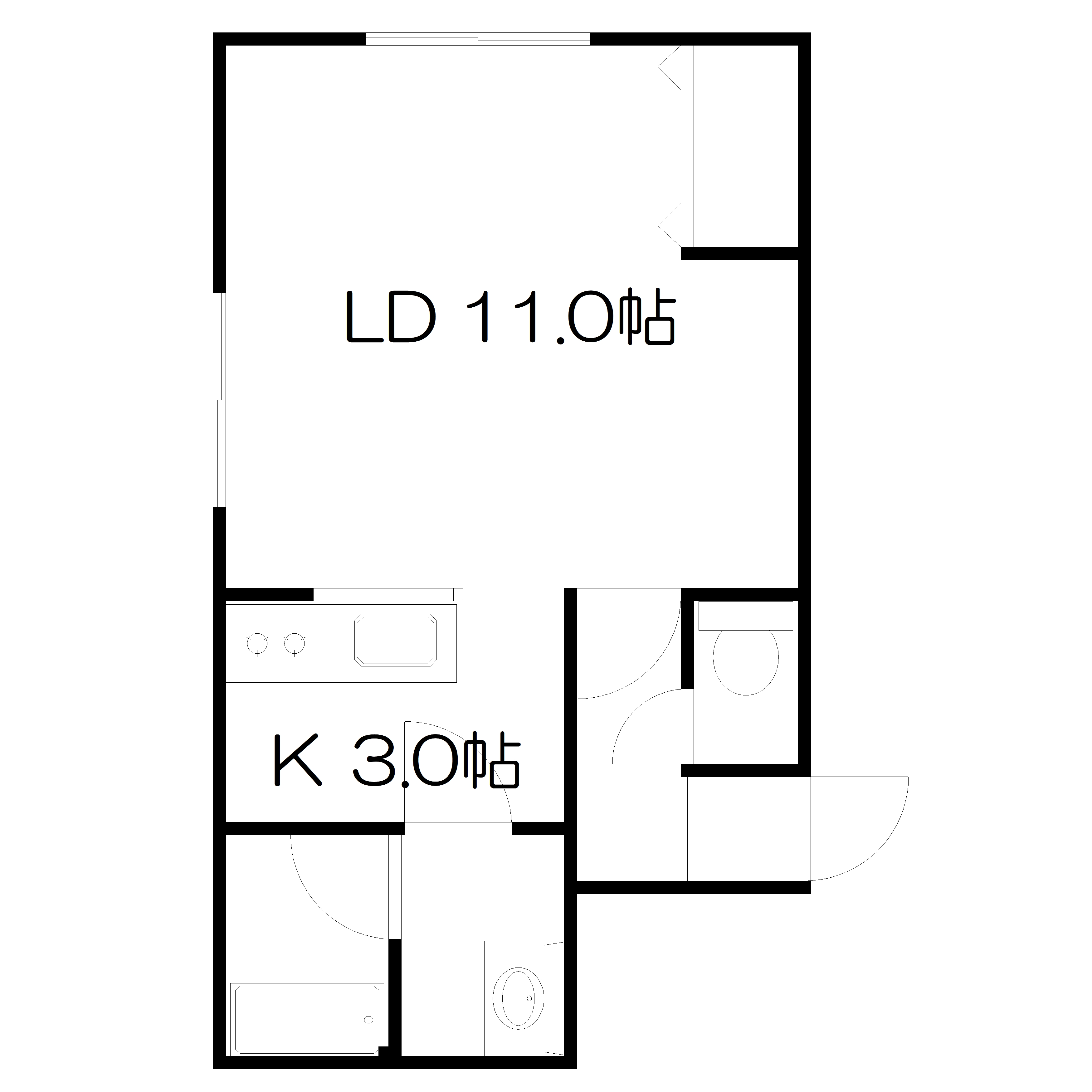 エーコー1002間取り図