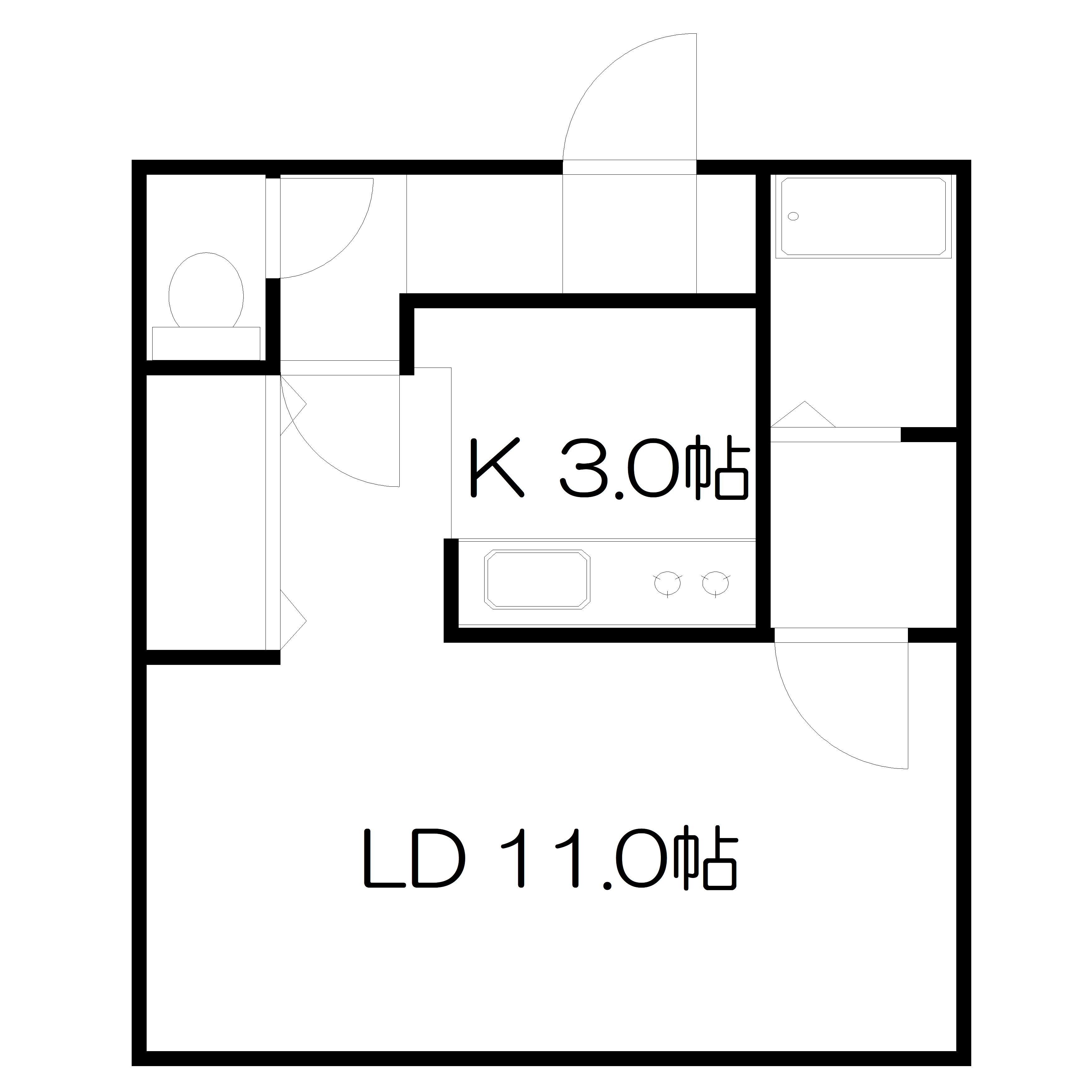 エーコー1003間取り図
