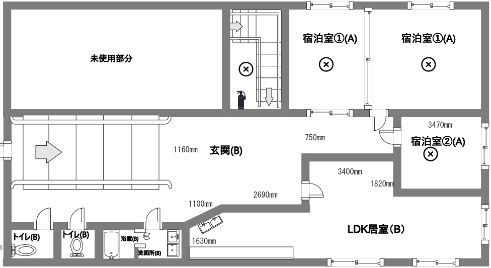2階平面図