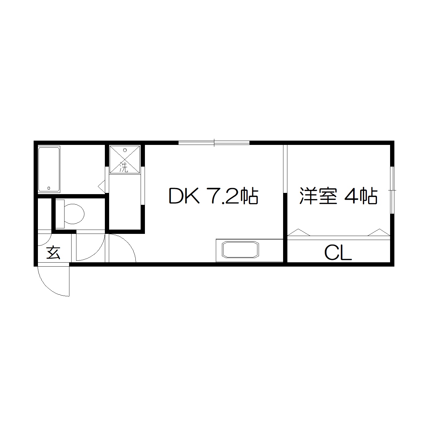 206号室間取り