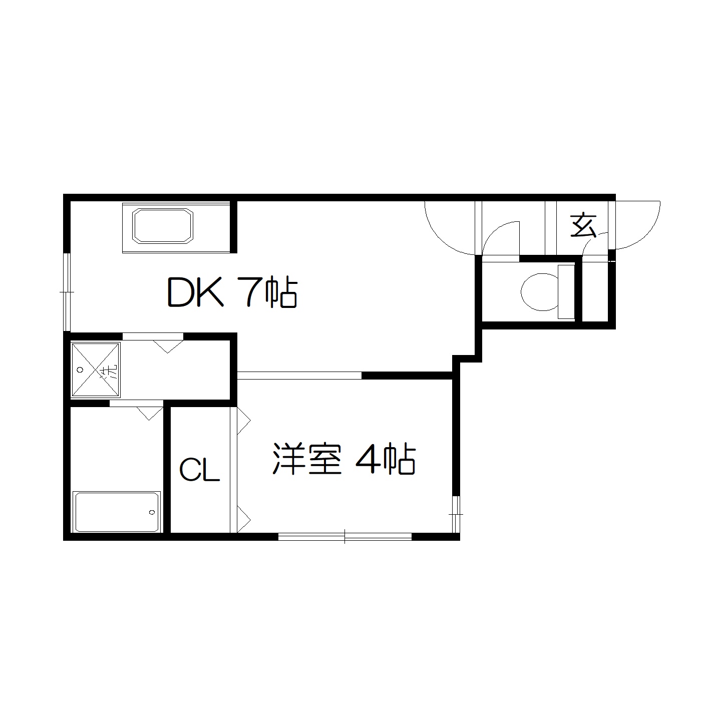 103号室間取り図